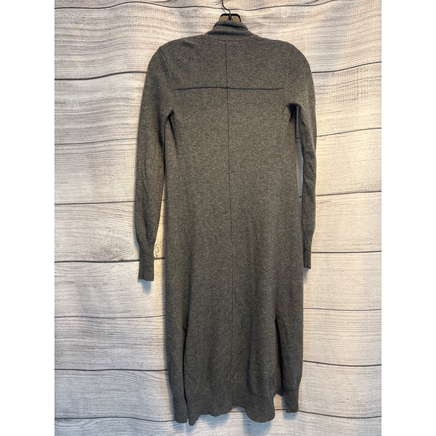Calypso St Barth Long Gray Cashmere Cardigan Sweater Size XS