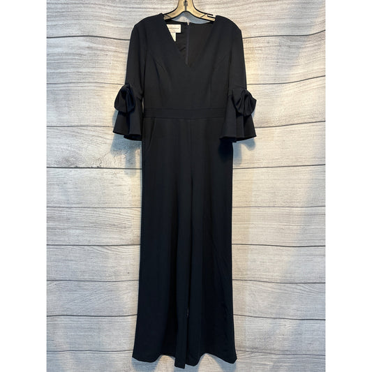 Donna Morgan V-neck Bell Sleeved Jumpsuit