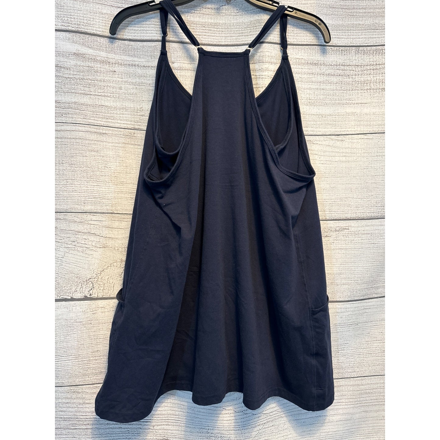 Navy Racerback Dress with Shorts Size Medium