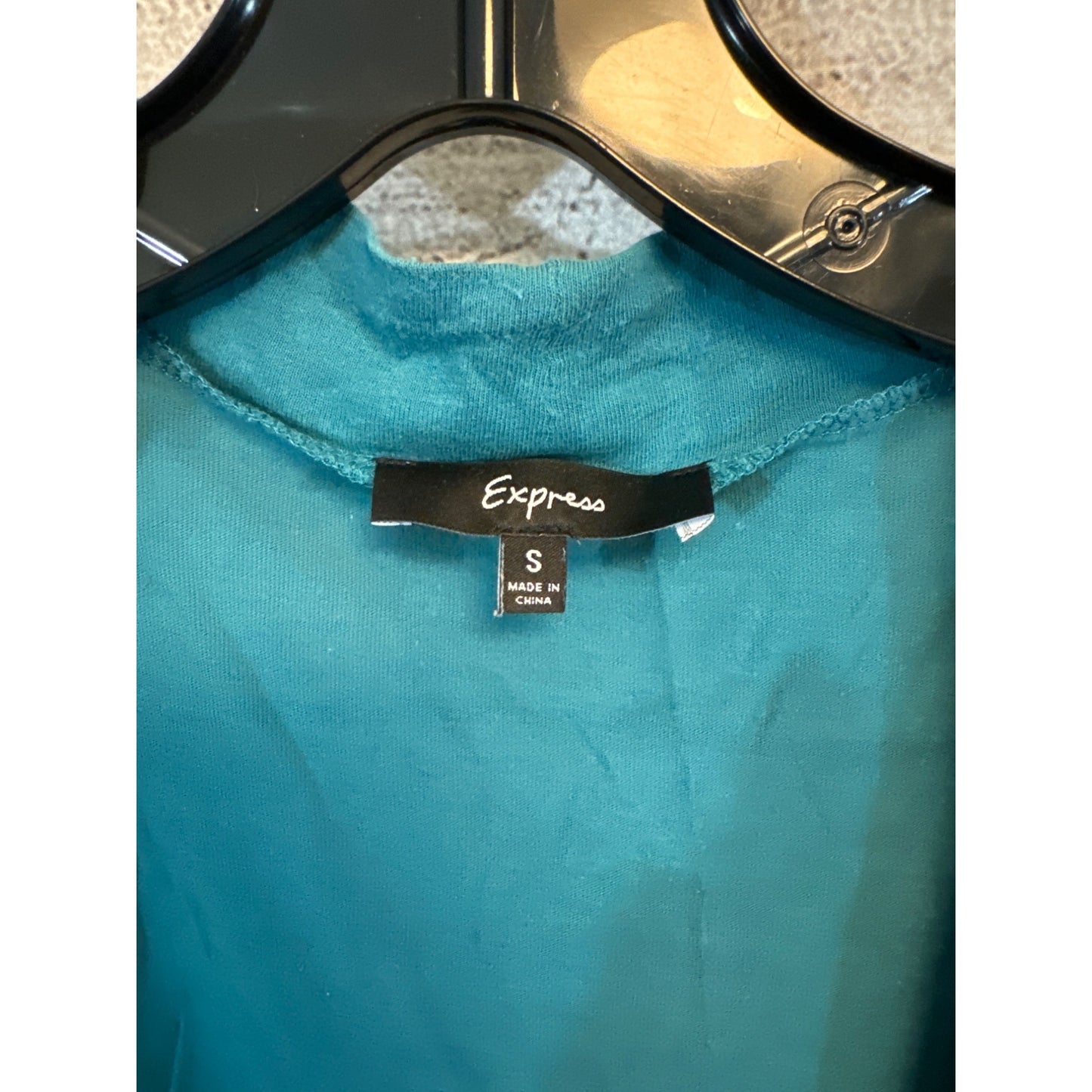 Express Teal light weight Cardigan Size Small