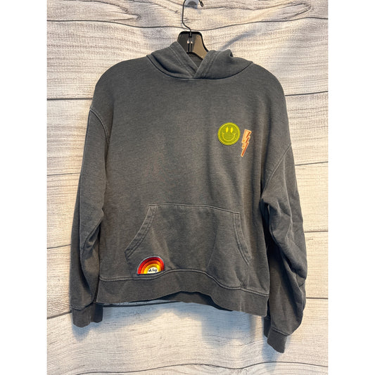 Marine Layer Margo Graphic Smiley Hoodie Size M