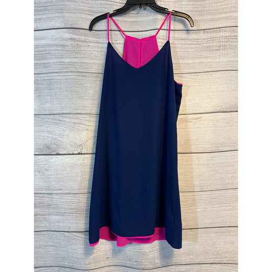 Reversible Pink & Blue Spaghetti Strap Dress