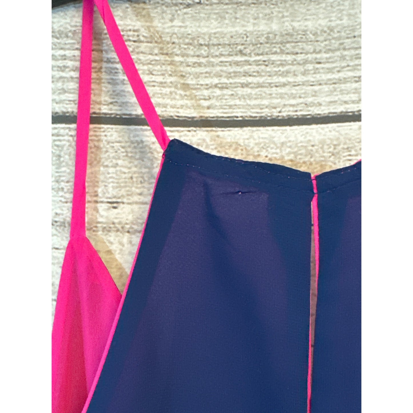 Reversible Pink & Blue Spaghetti Strap Dress