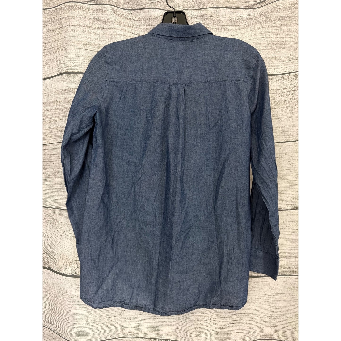 Ann Taylor Chambray Button-Up Shirt Size XSP