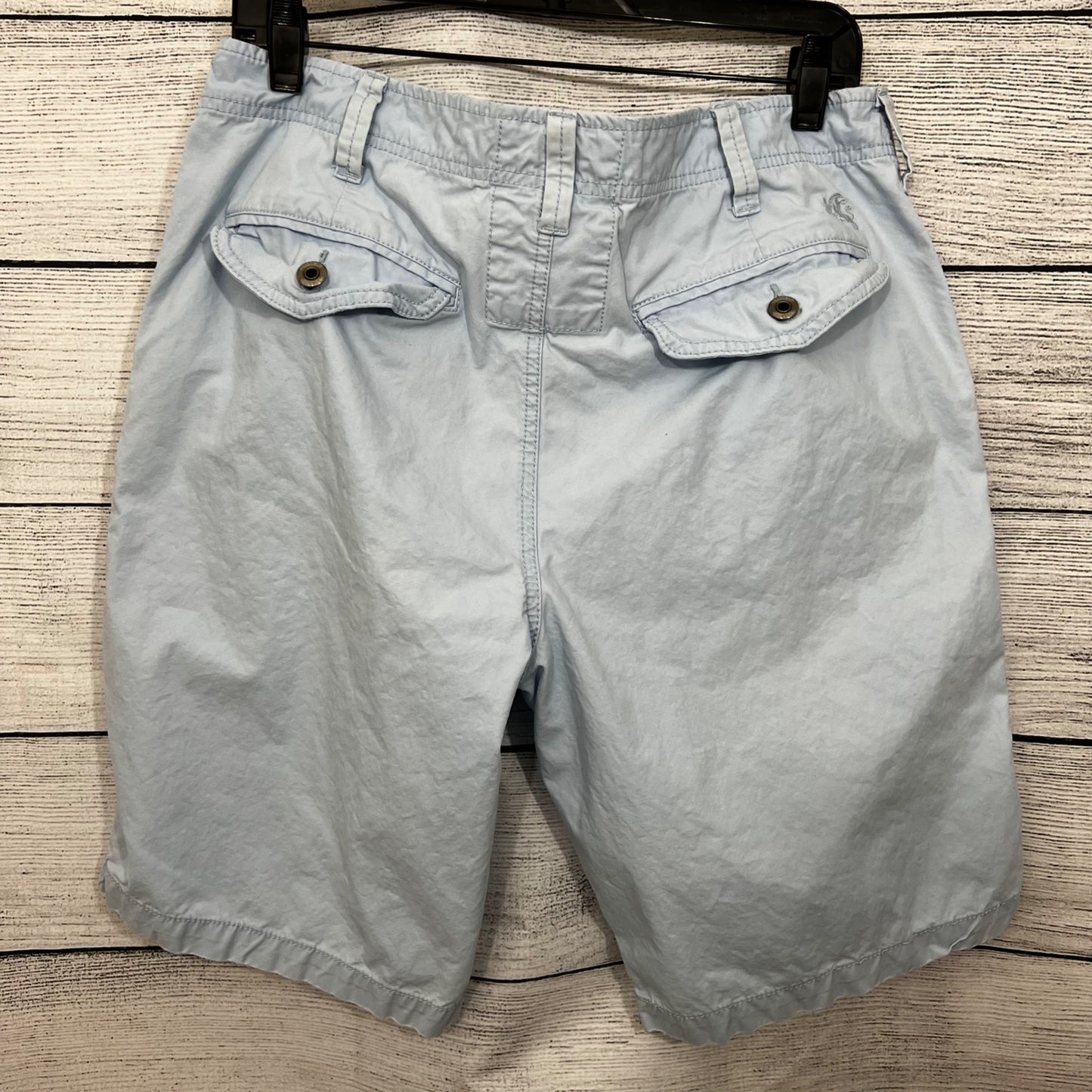 Express Mens Light Blue Casual Shorts, Size 34