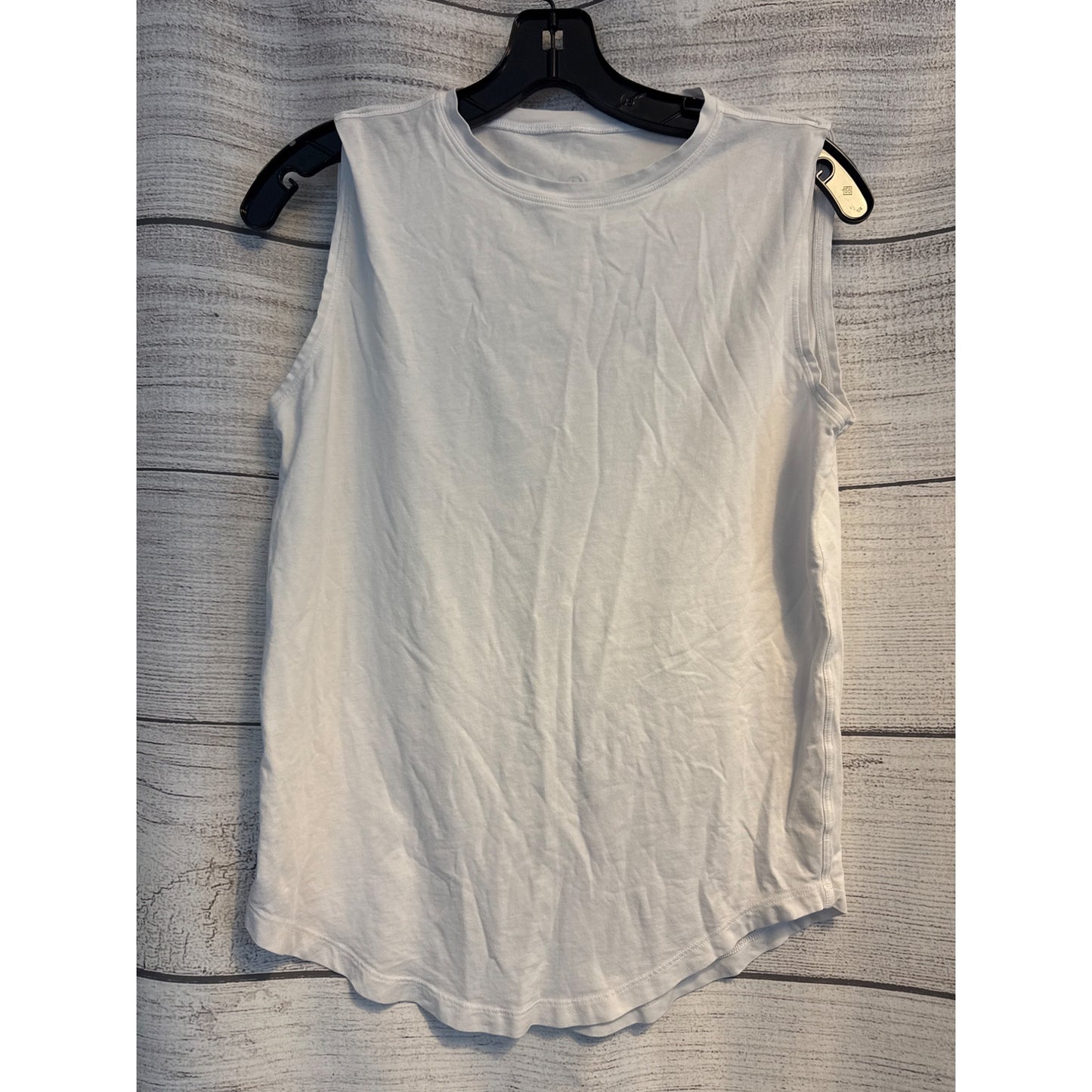 Lululemon White Brunswick Muscle Tank