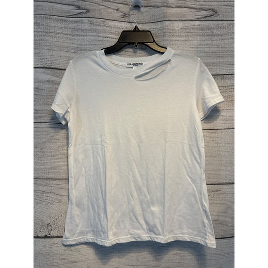 Suburban Riot Distressed White T-shirt Size XS