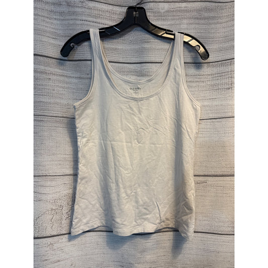 Old Navy White First Layer Basic Tank Top Womens M