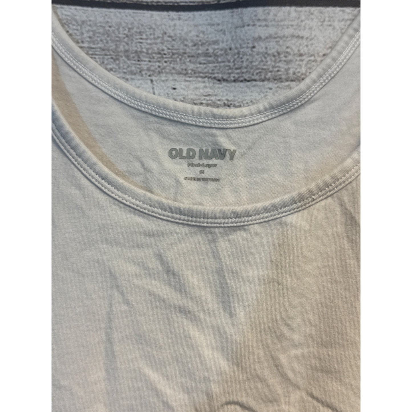 Old Navy White First Layer Basic Tank Top Womens M
