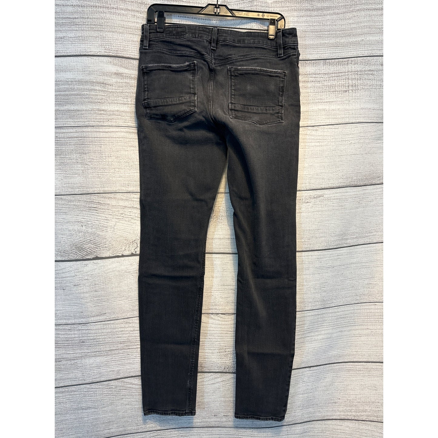 Men's ASOS Black Ripped Skinny Jeans Size 33x32
