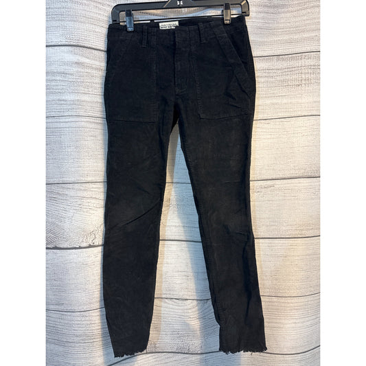 Nili Lotan Black Corduroy Jenna Pant Size 00