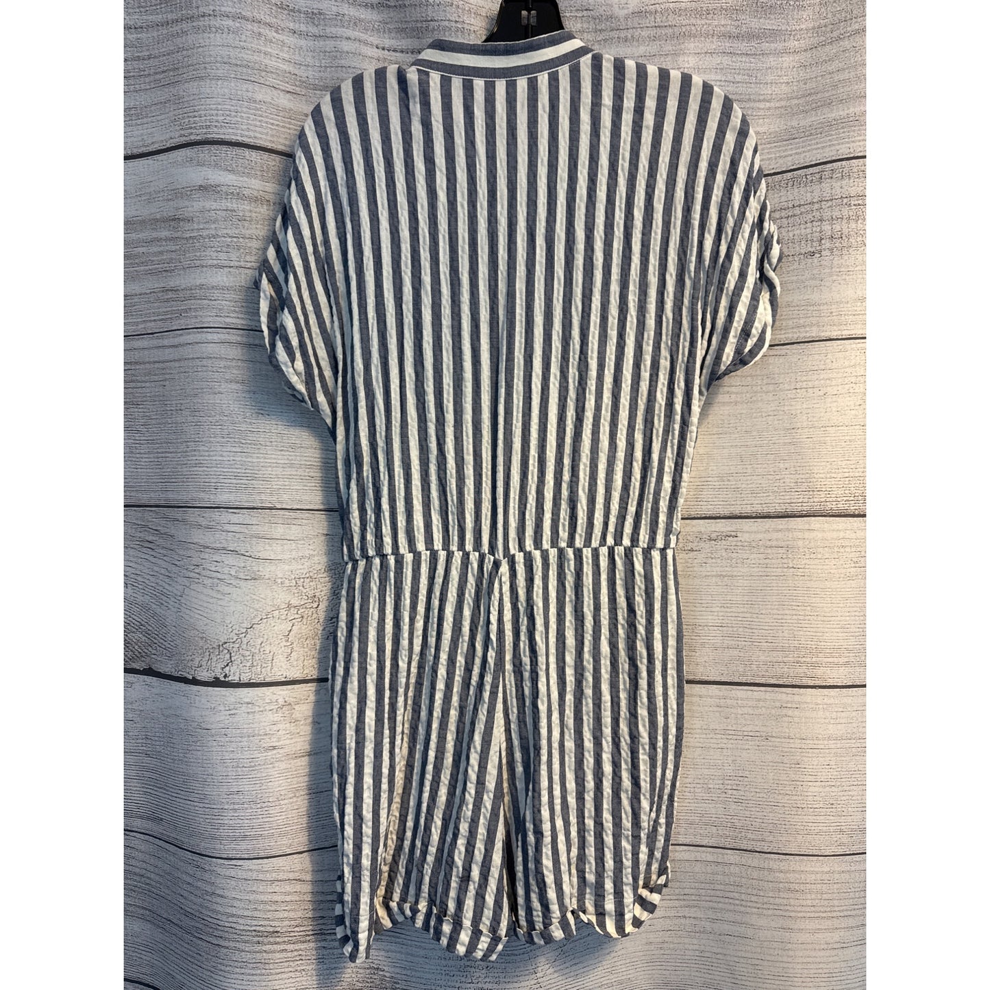 Zara Striped Button-Up Romper Jumpsuit Size S