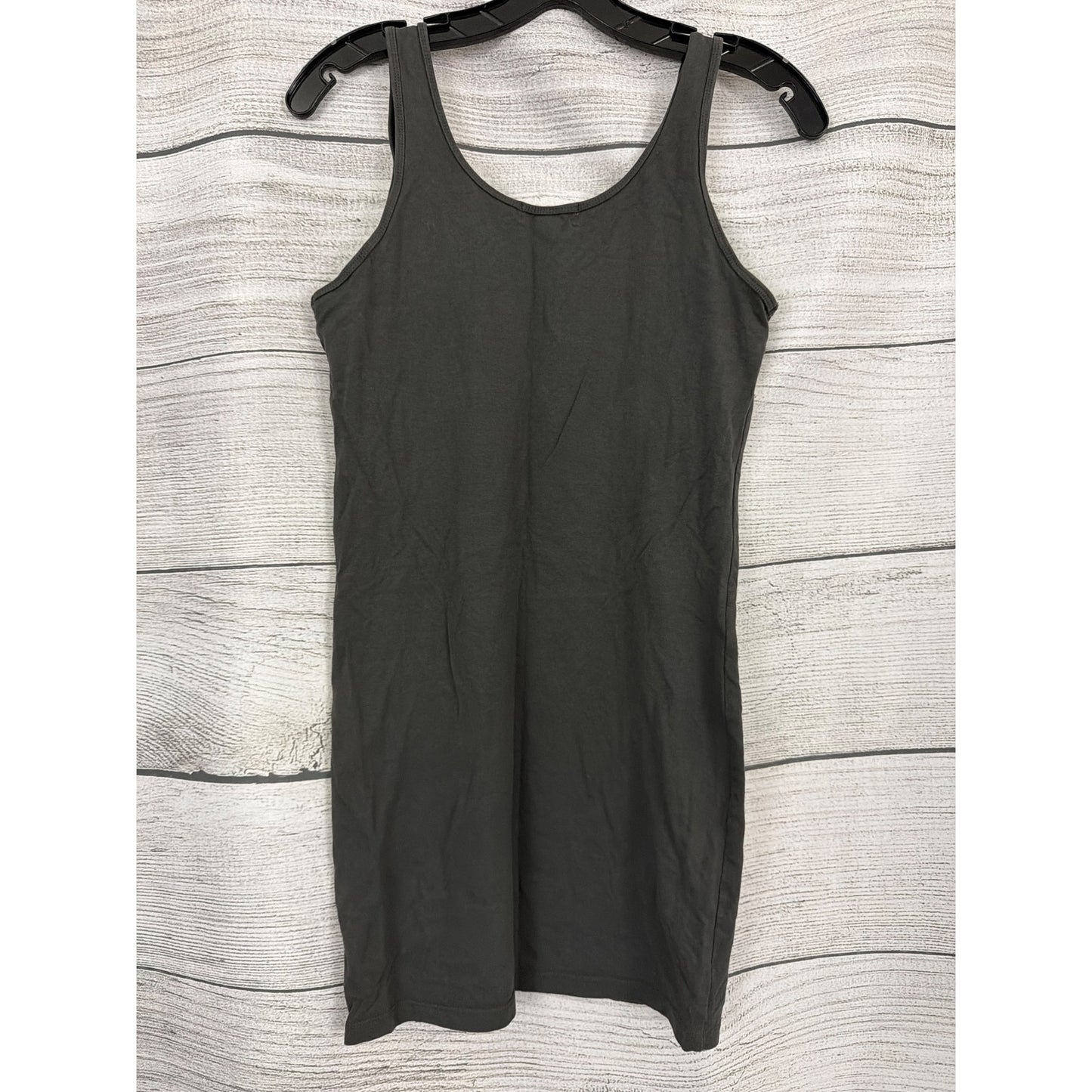 Forever 21 Charcoal Gray Tank Dress Bodycon Style Size L