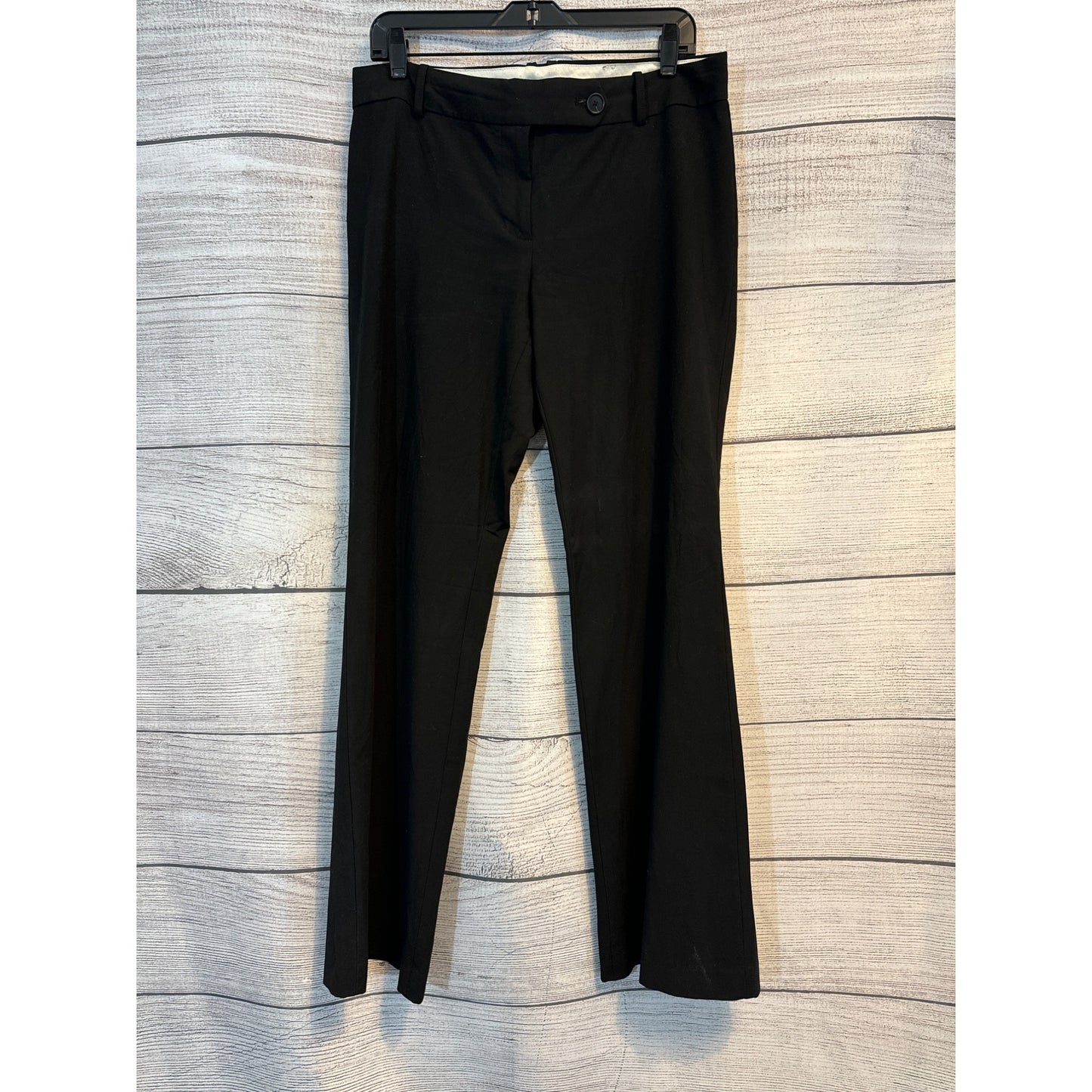 Ann Taylor Loft Womens Black Pants Flare Leg Size 8
