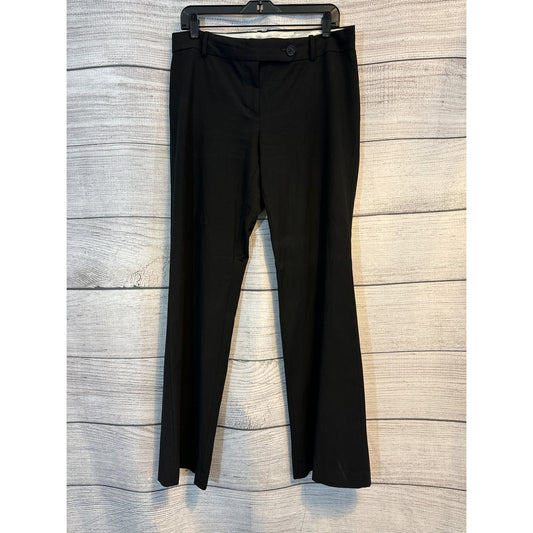 Ann Taylor Loft Womens Black Pants Flare Leg Size 8