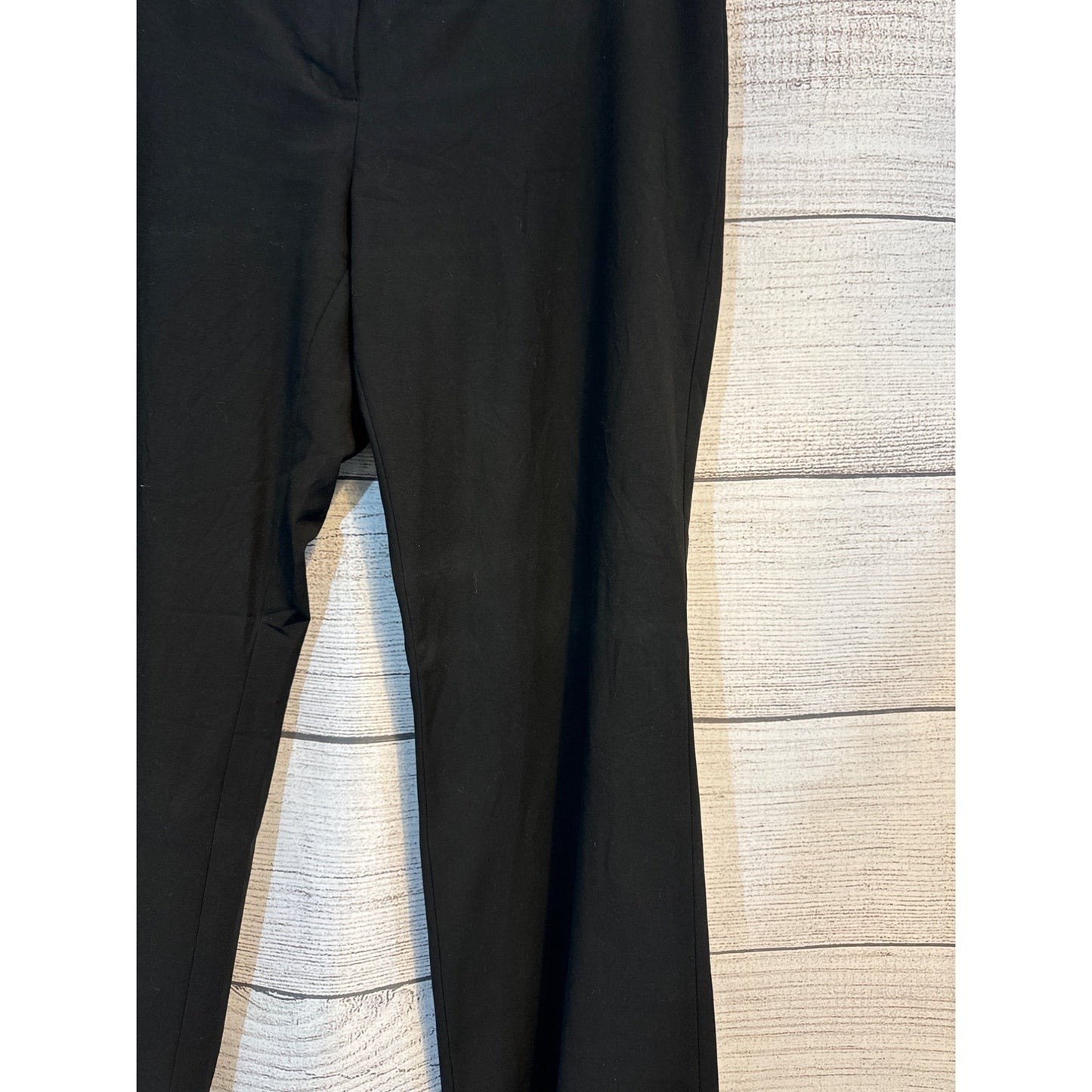 Ann Taylor Loft Womens Black Pants Flare Leg Size 8