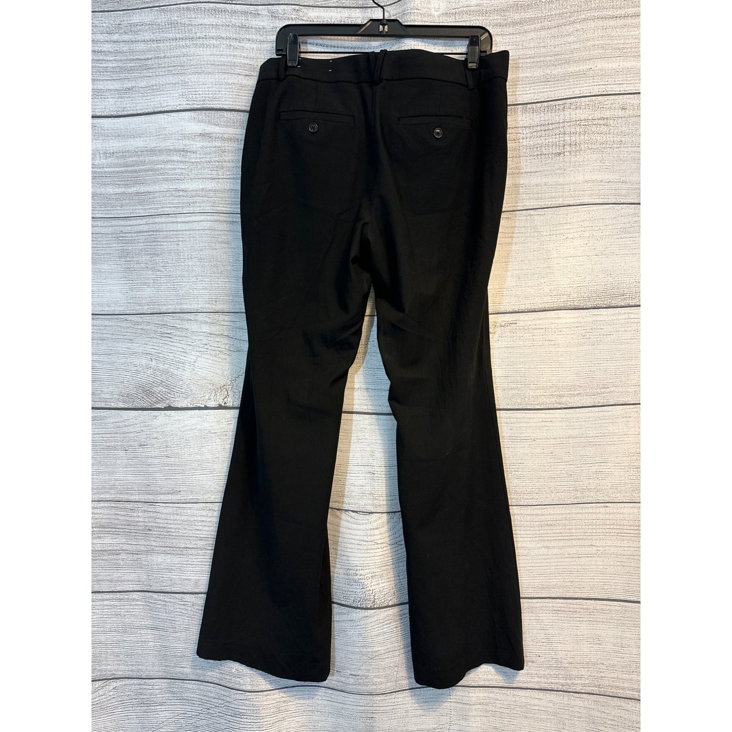 Ann Taylor Loft Womens Black Pants Flare Leg Size 8