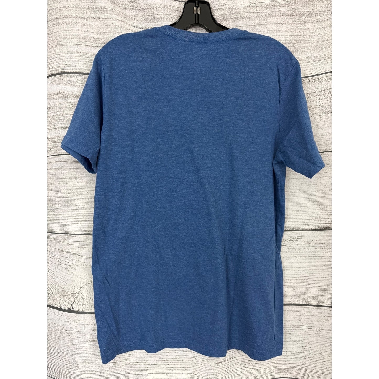 Mens Mossimo Blue V-Neck T-Shirt Athletic Fit Size M