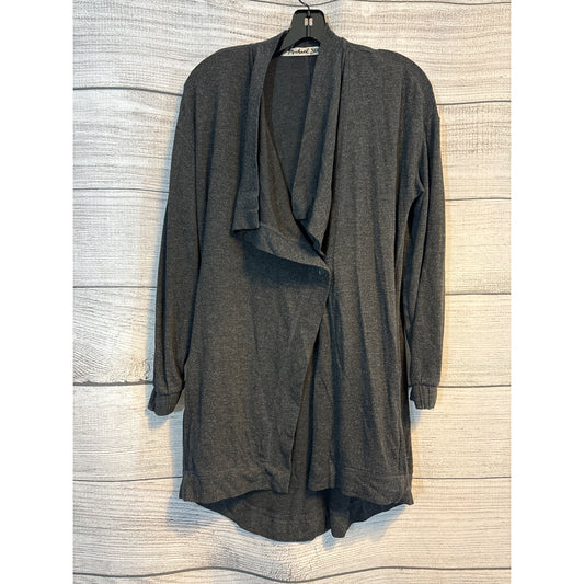Michael Stars Charcoal Gray Open Front Cardigan Sweater Size XS