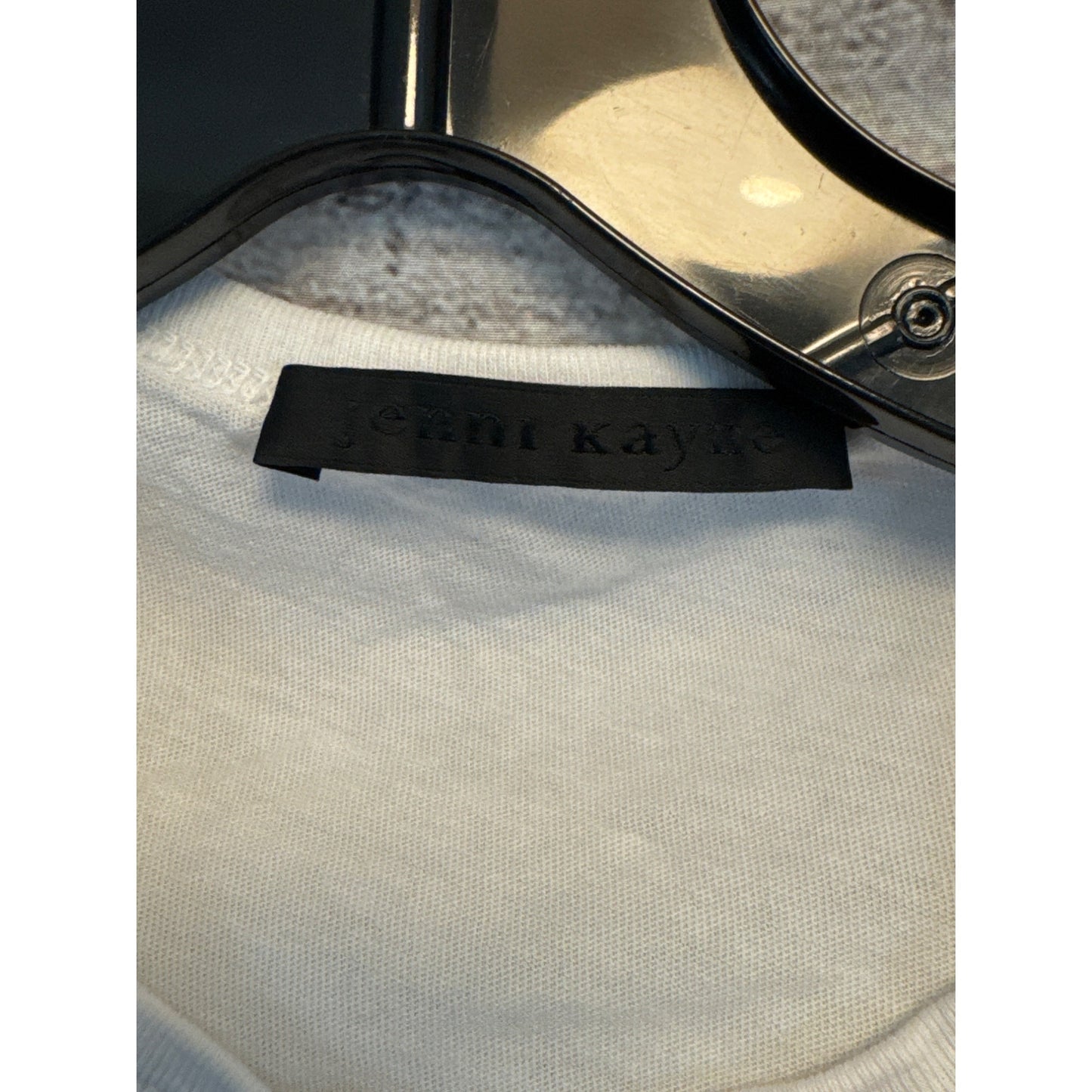 Jenni Kayne White Basic Soft Tee Size XS