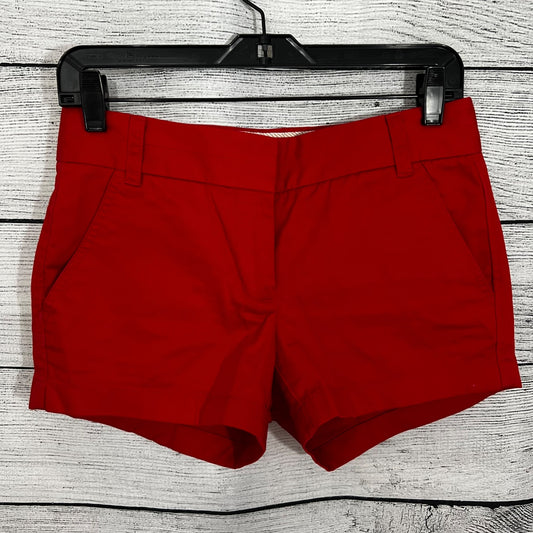 J. Crew High-Waisted Cotton Shorts, Size 0