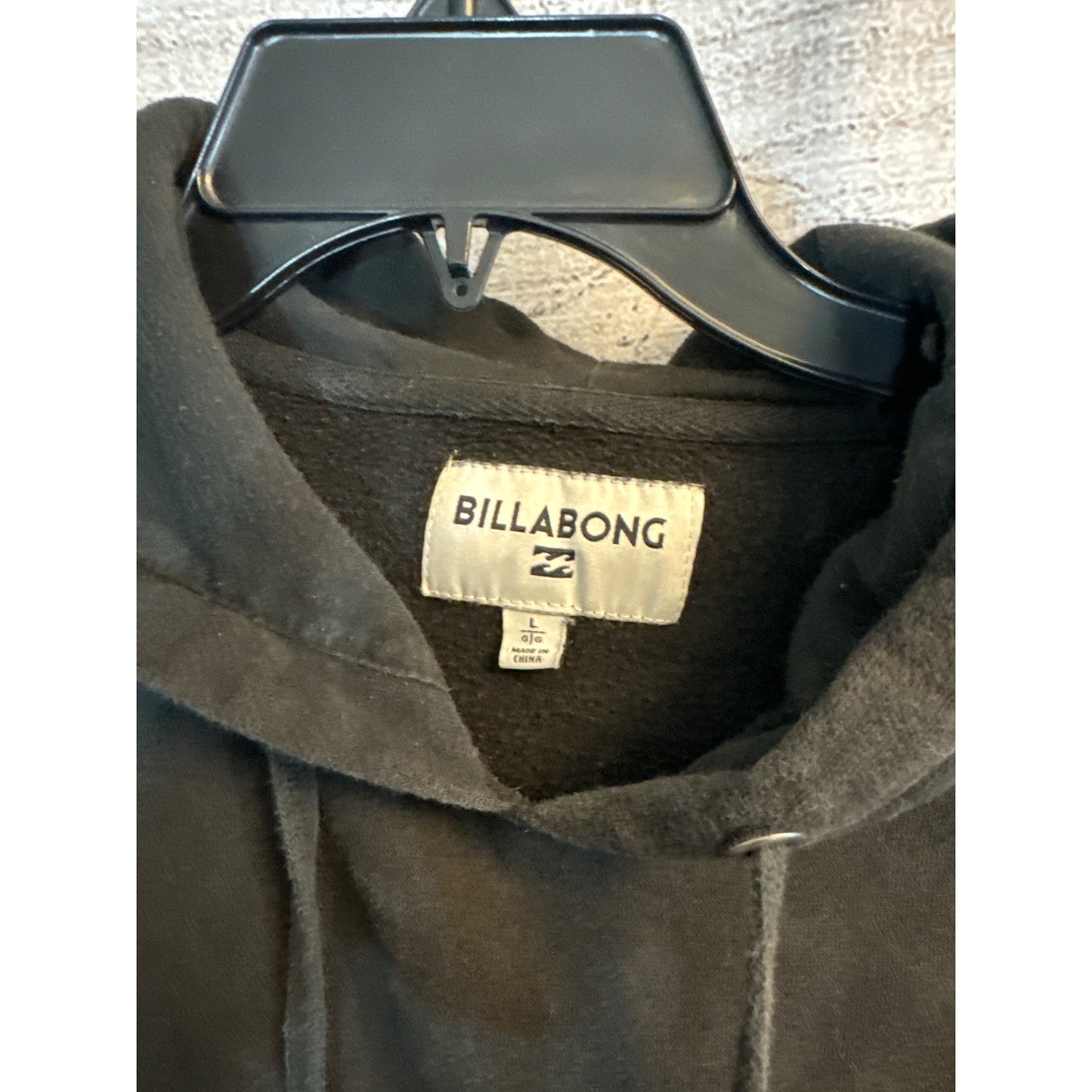 Billabong Mens Hoodie Camo Sweatshirt Black L
