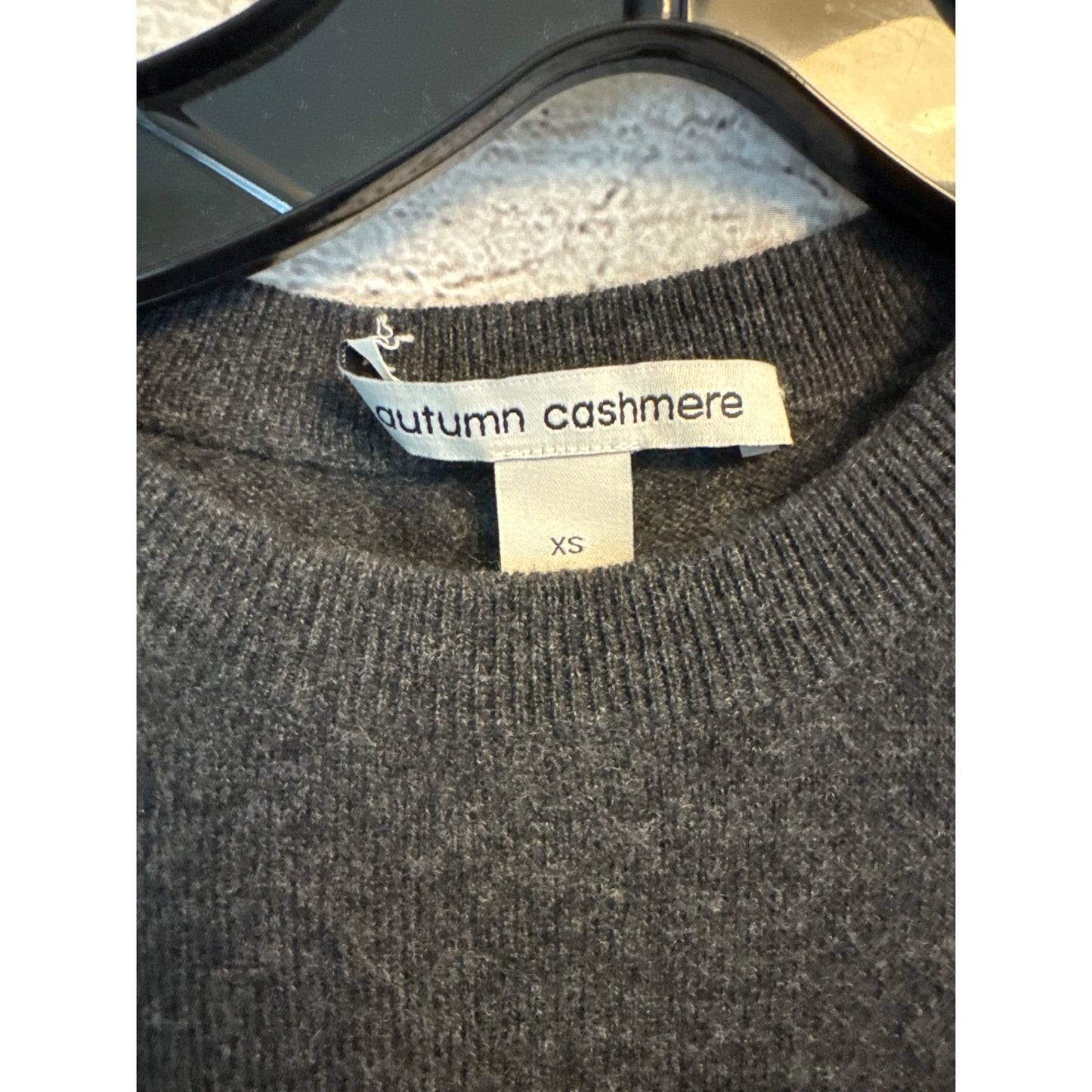 Autumn Cashmere Ruched Sleeve Tie Detail Sweater Size XS