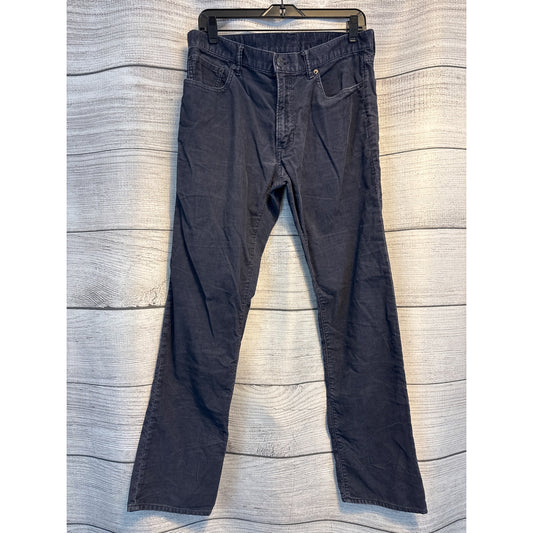 Gap Mens Blue Corduroy Pants Size 33x32