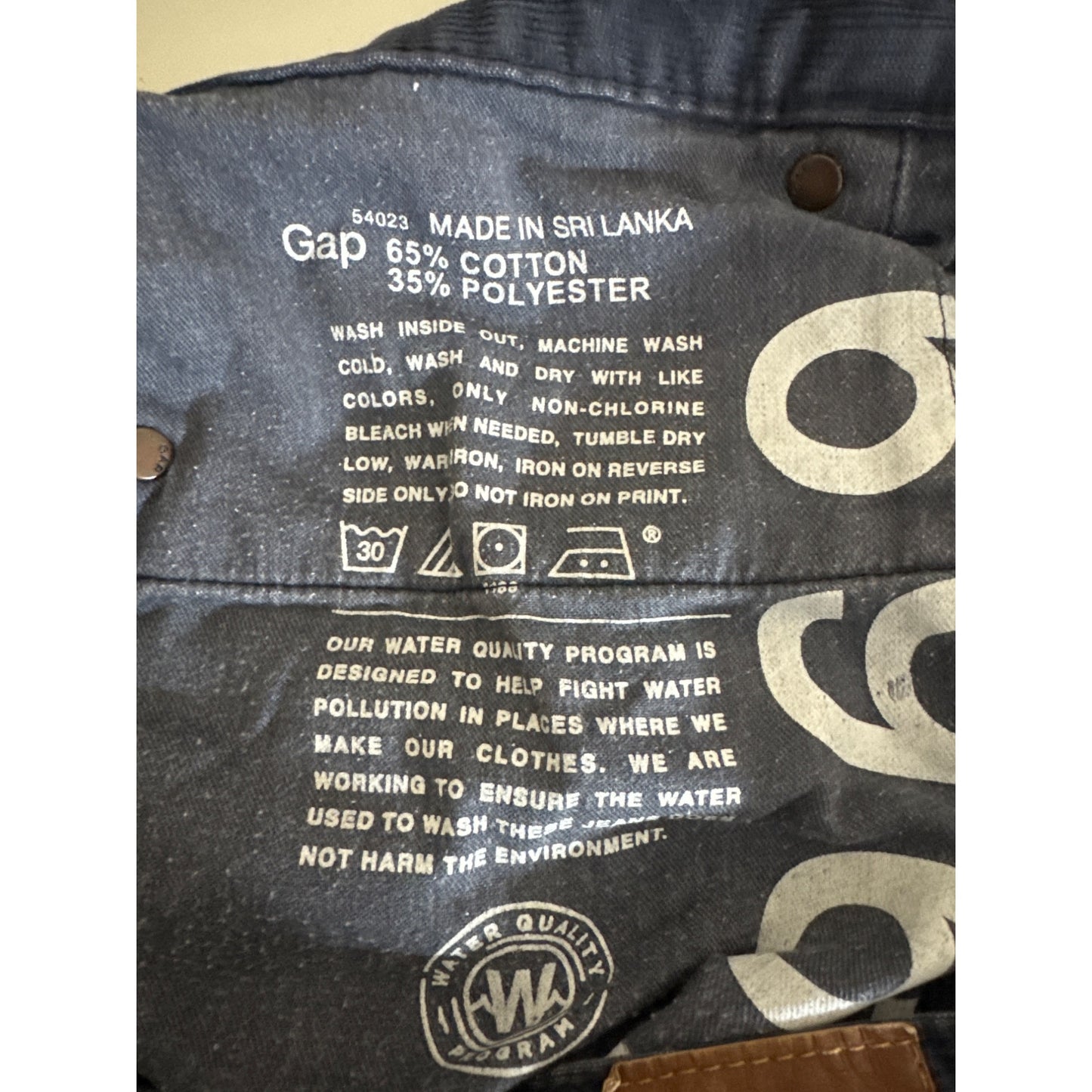 Gap Mens Blue Corduroy Pants Size 33x32