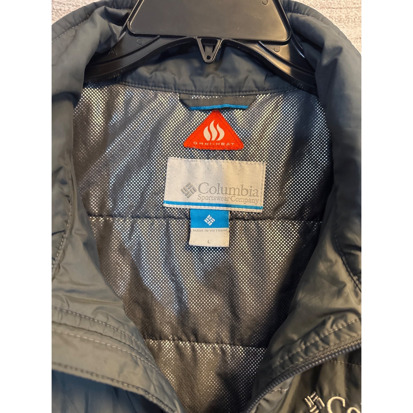 Mens Columbia Omni-Heat Puffer Vest Size L