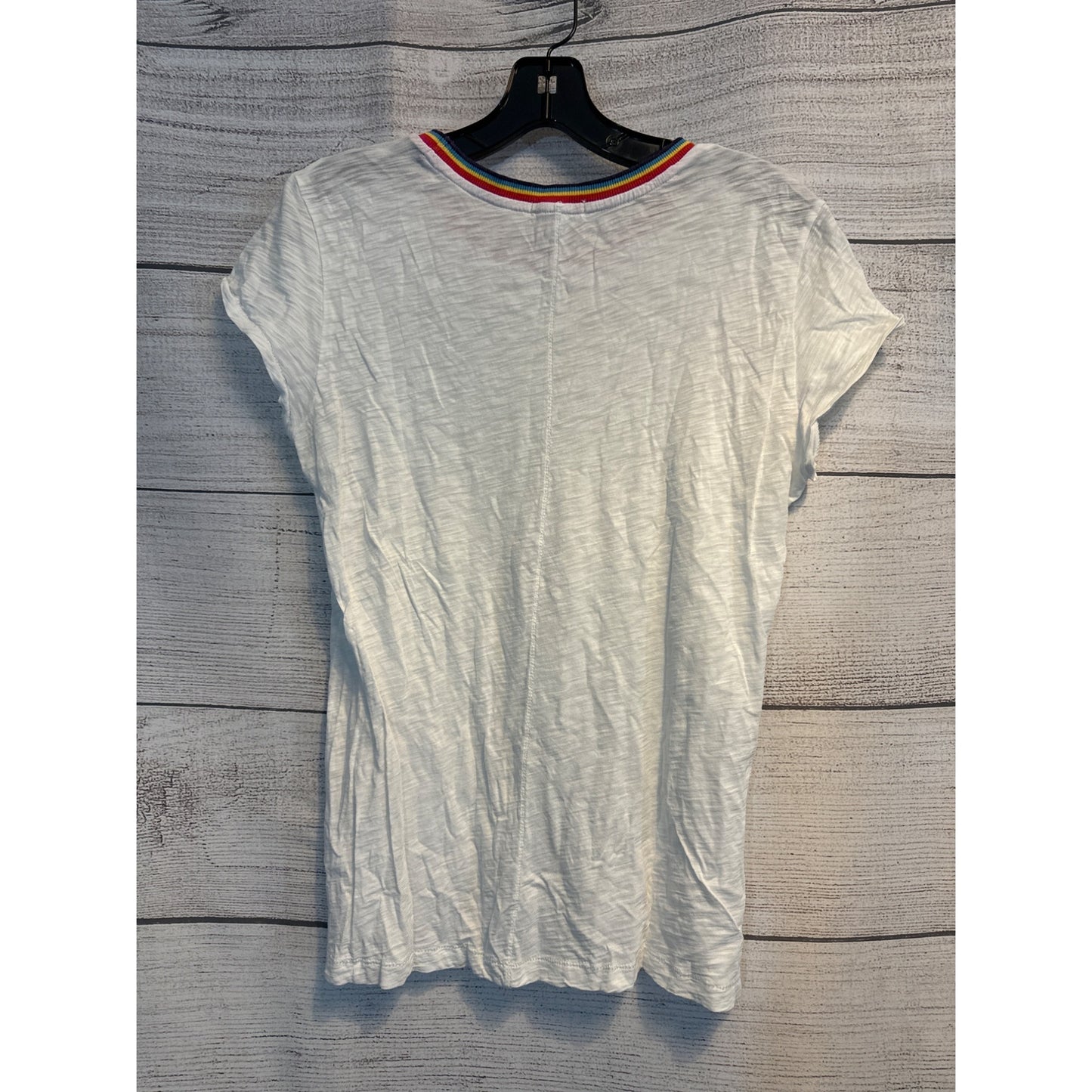 Goldie LeWinter T-Shirt With Rainbow Collar M