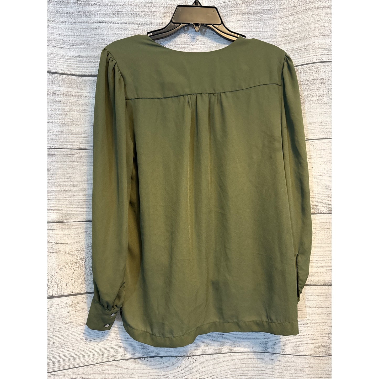 Cooper & Ella Olive Green Blouse Size M