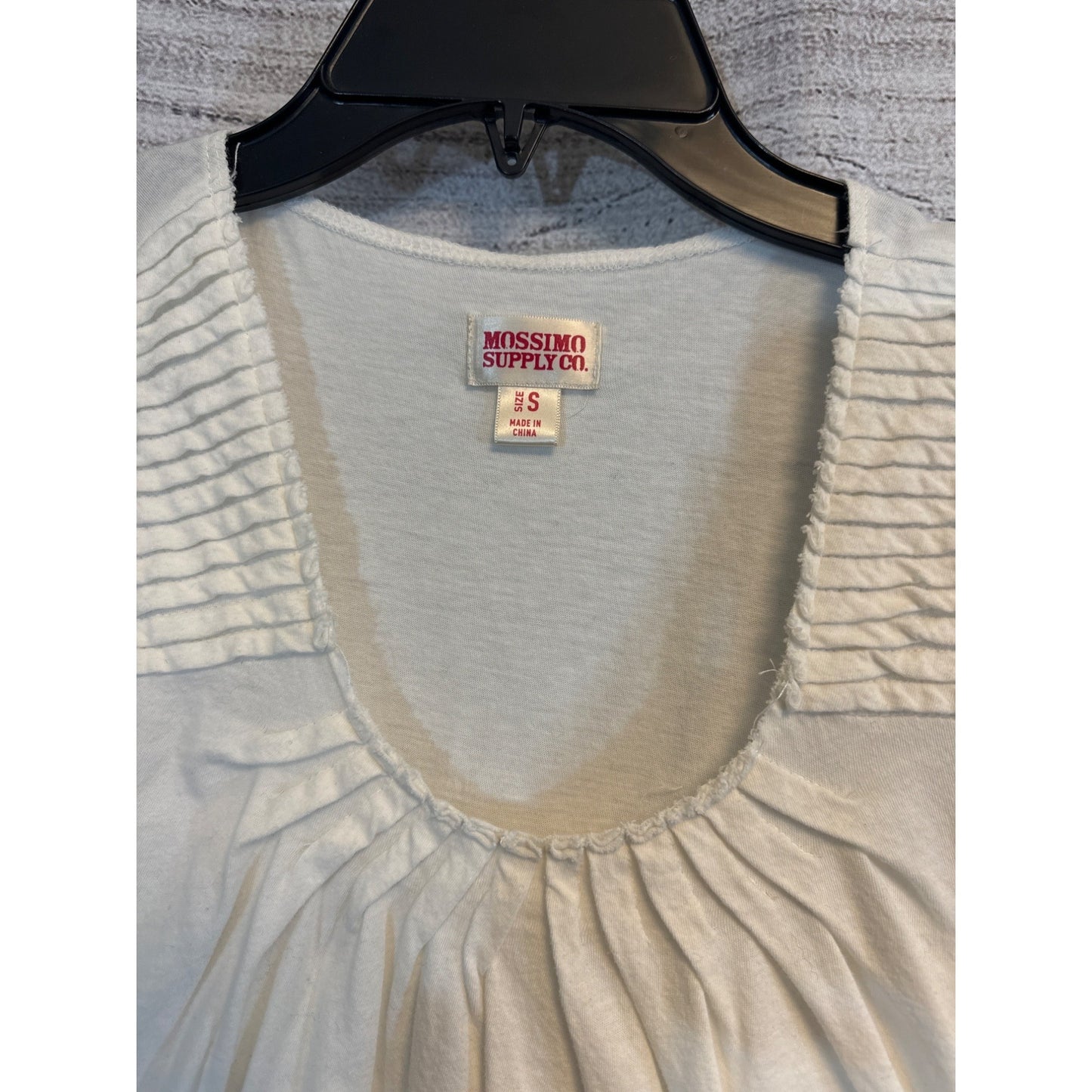 Mossimo Supply Co. White Sleeveless Top S