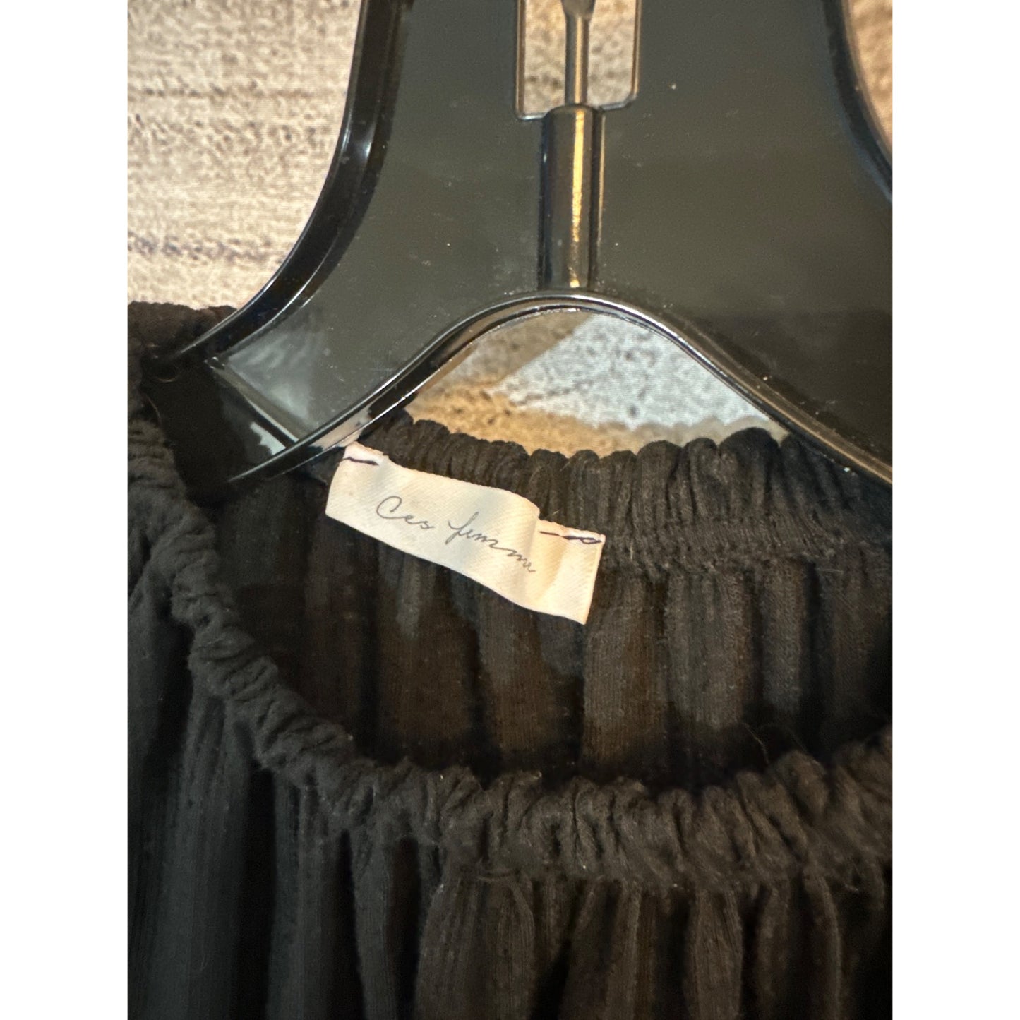 Ces Femme Sleeveless Ruffle Top Size M