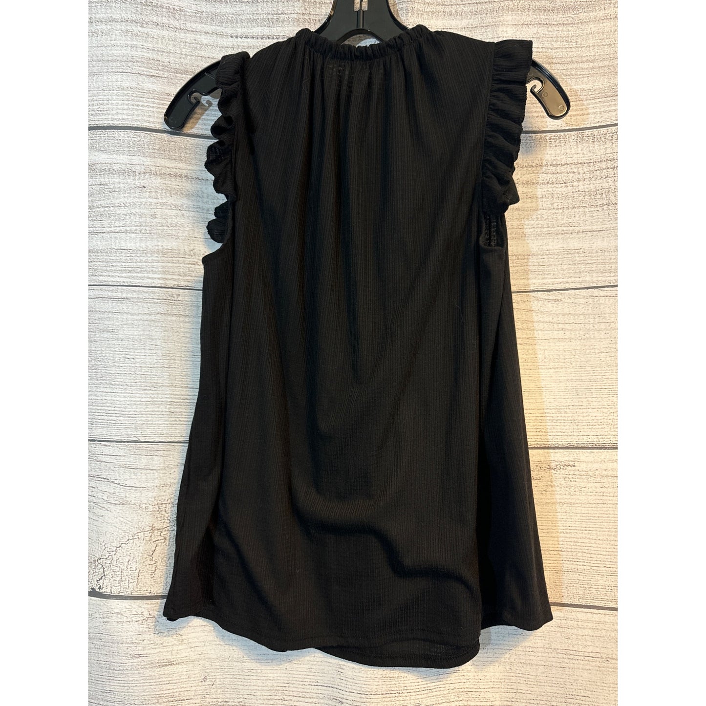 Ces Femme Sleeveless Ruffle Top Size M