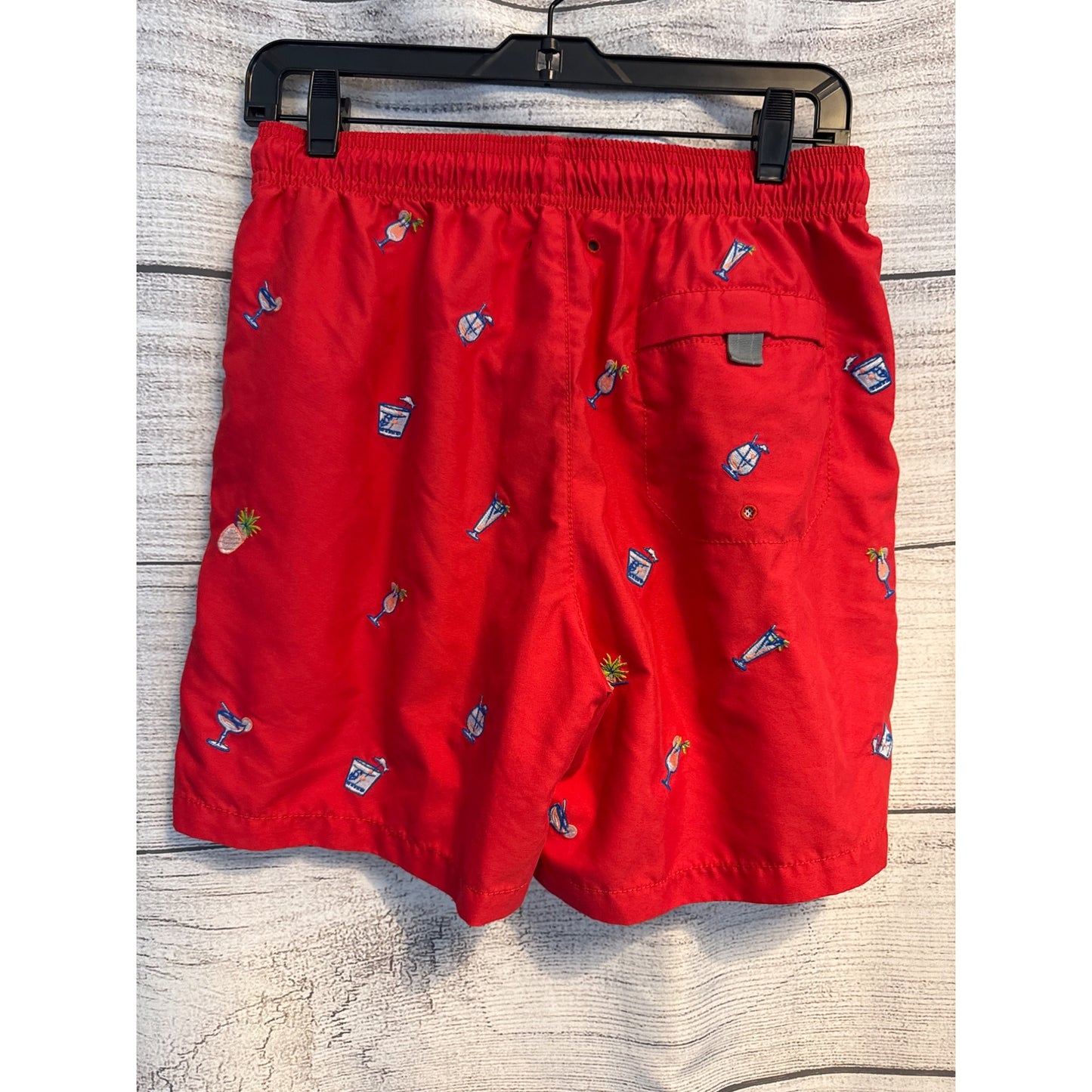Tommy Bahama Mens Cocktail Print Swim Trunks Size S