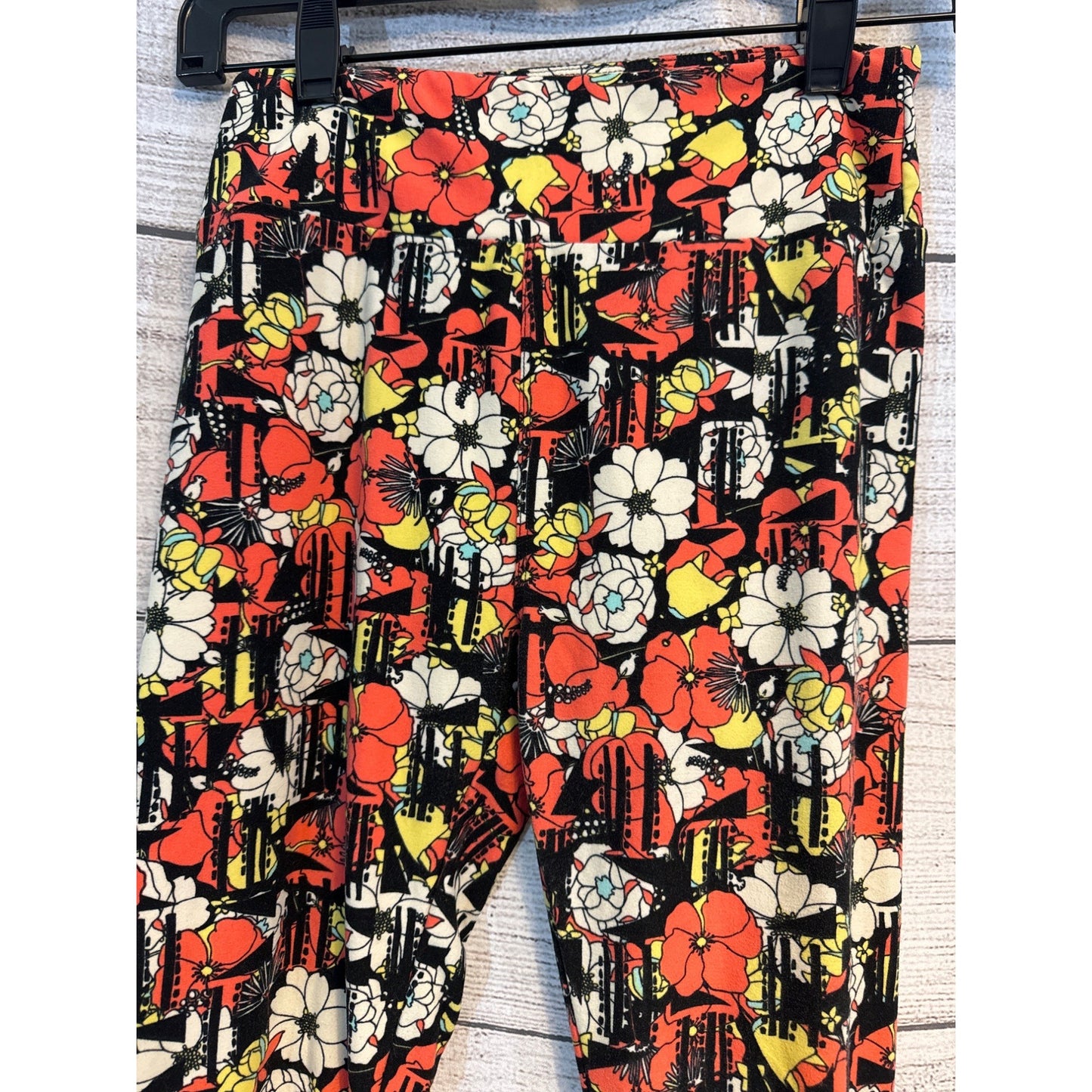 LulaRoe Floral & Abstract Pattern Leggings OS