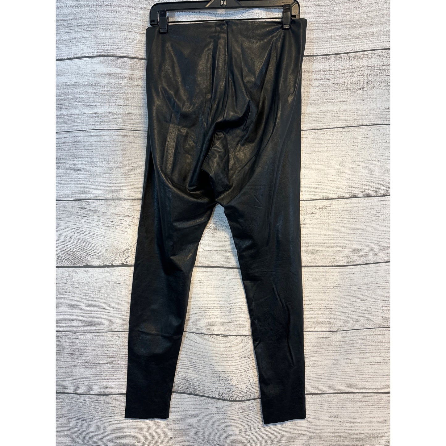Commando Black Faux Leather Leggings Size XL