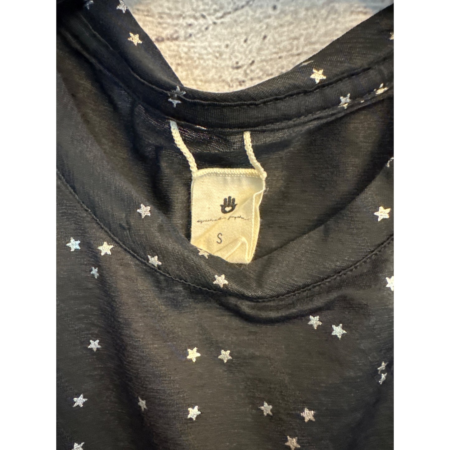 Spiritual Gangster Starry Pattern Sleeveless Top Size S