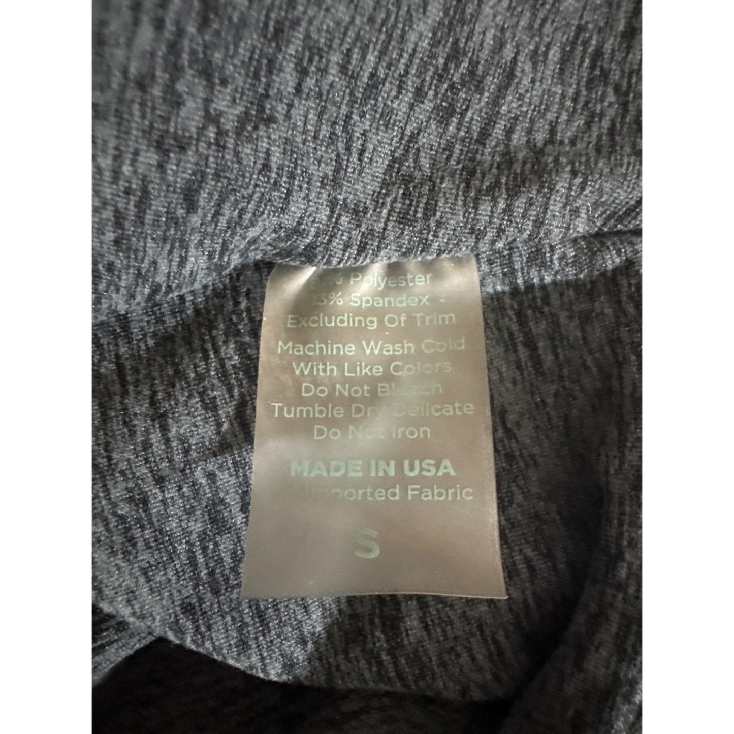 Bombshell Sportswear Gray Asymmetrical Strap Bralette S