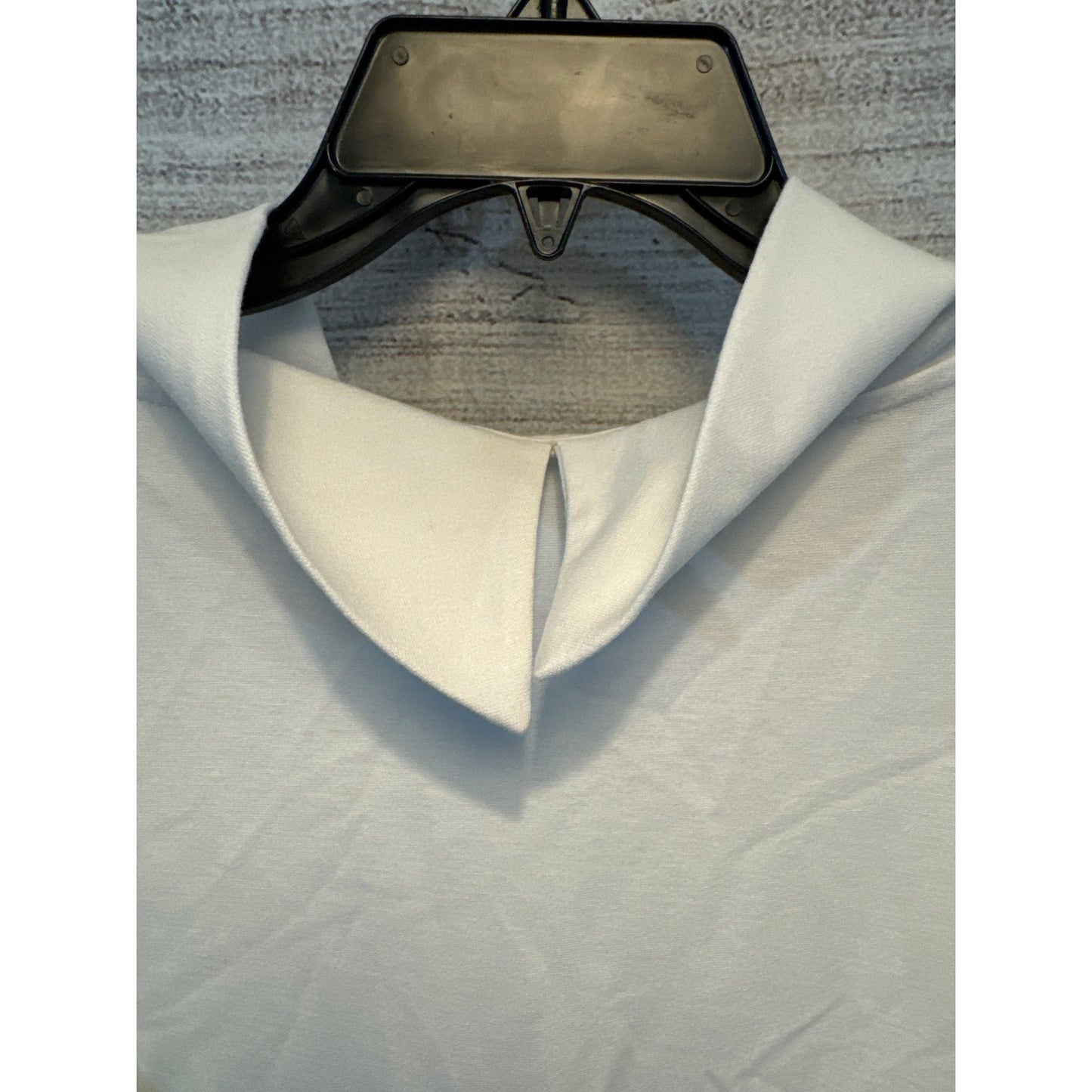 Hobbs White 3/4 Sleeve Turtleneck Top Size L