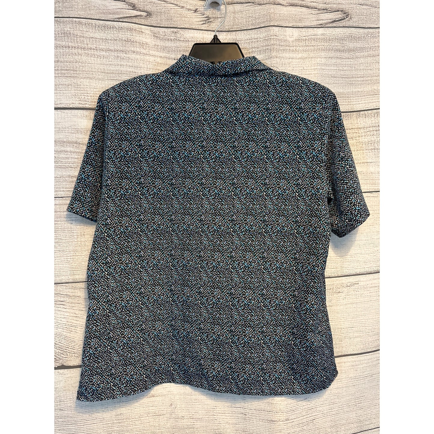 Worthington Petite Short-Sleeve Button-Up Shirt Size LP