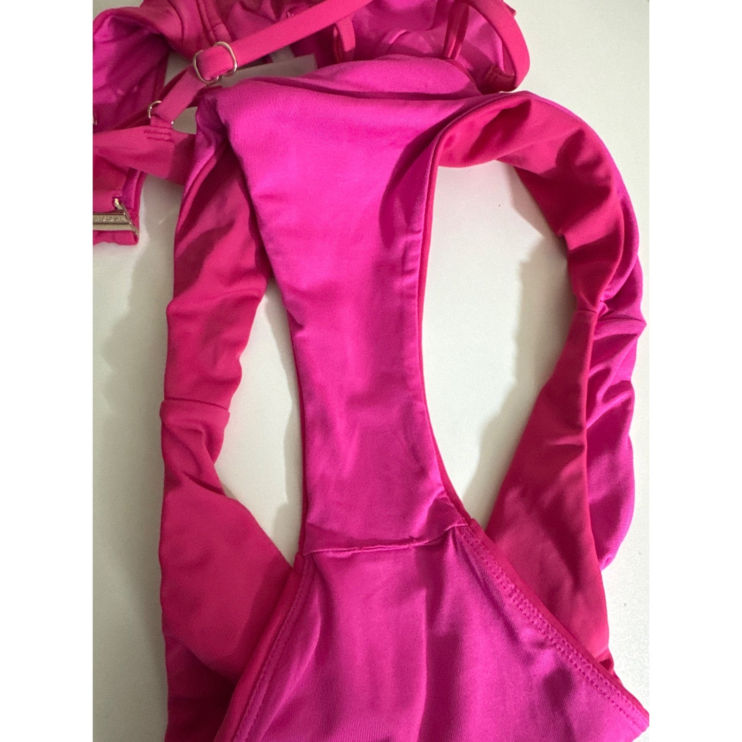 Ramy Brook Leyla Scallop Pink Bikini Set Size XS/S