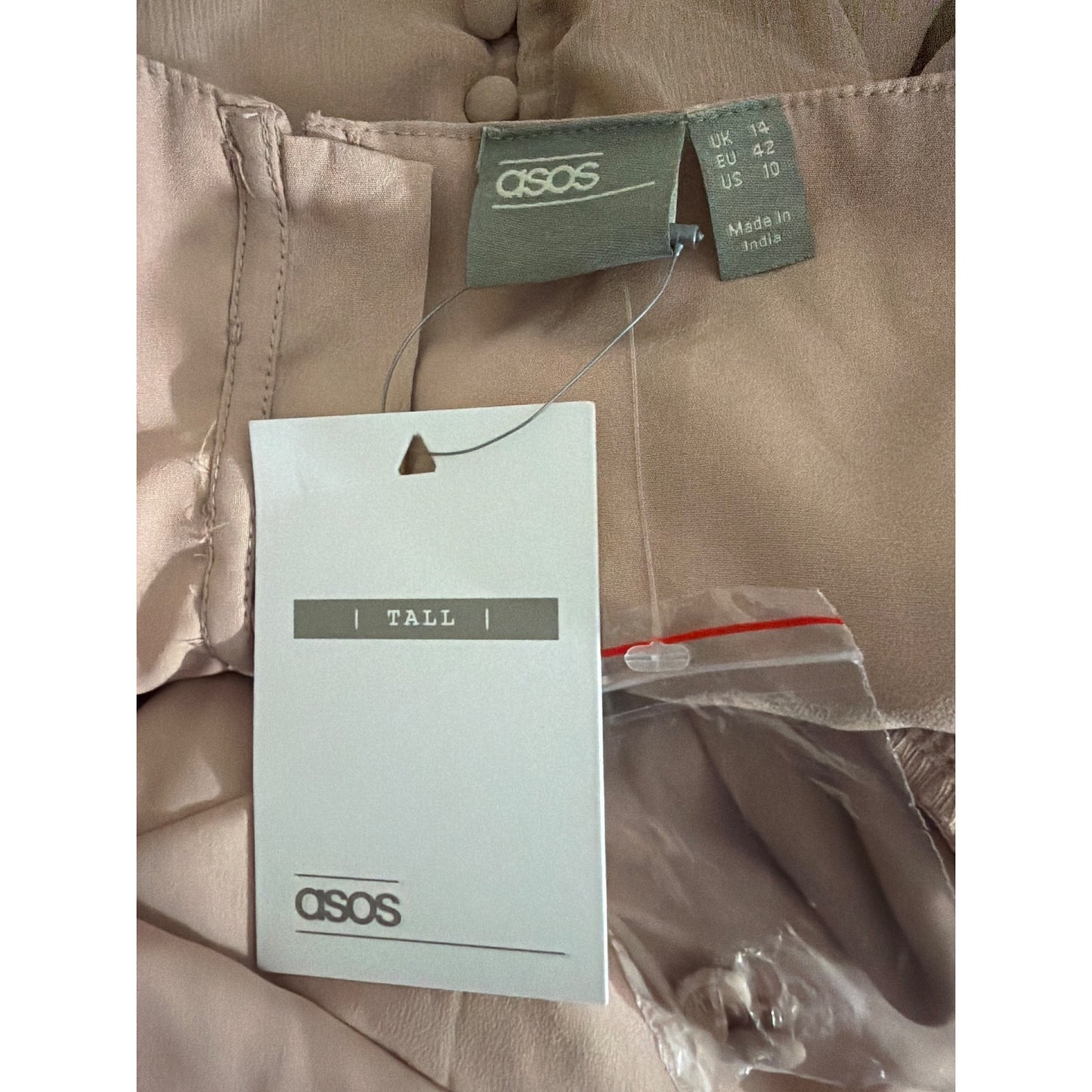 NWT ASOS Tall Bridesmaid Maxi Dress w Layered Skirt Size US10