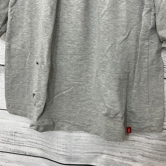 Edc grey loose sweatshirt 3/4 shirt