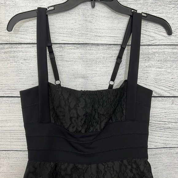 NWOT black lace BCBG dress