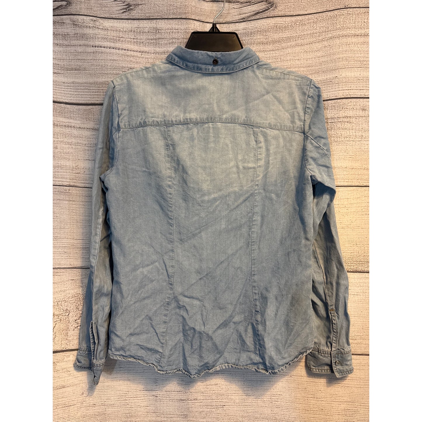 Velvet Heart Tencel Denim shirt with snaps Size S