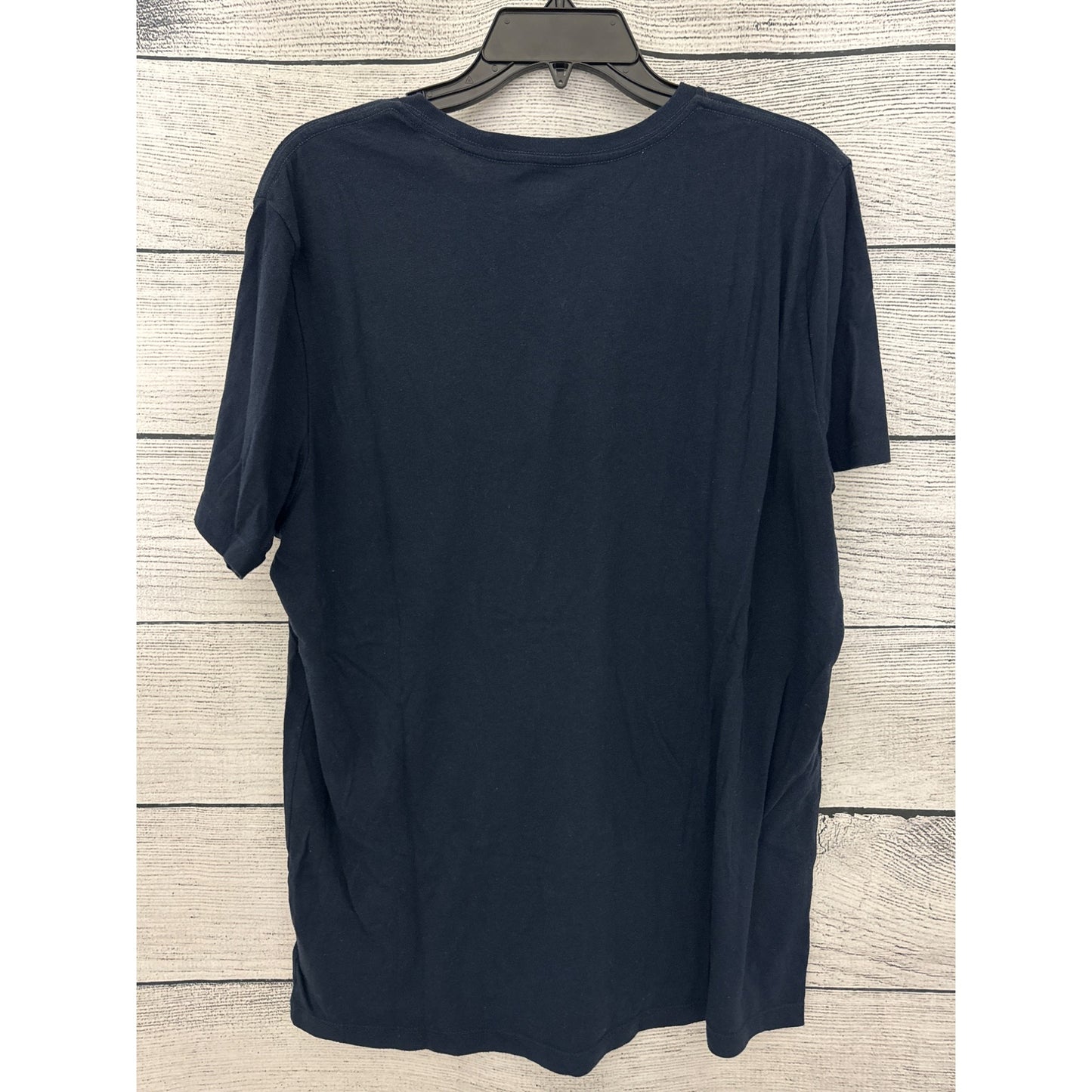 Old Navy Mens Blue Graphic T-Shirt With Bicycle/Boombox Size L