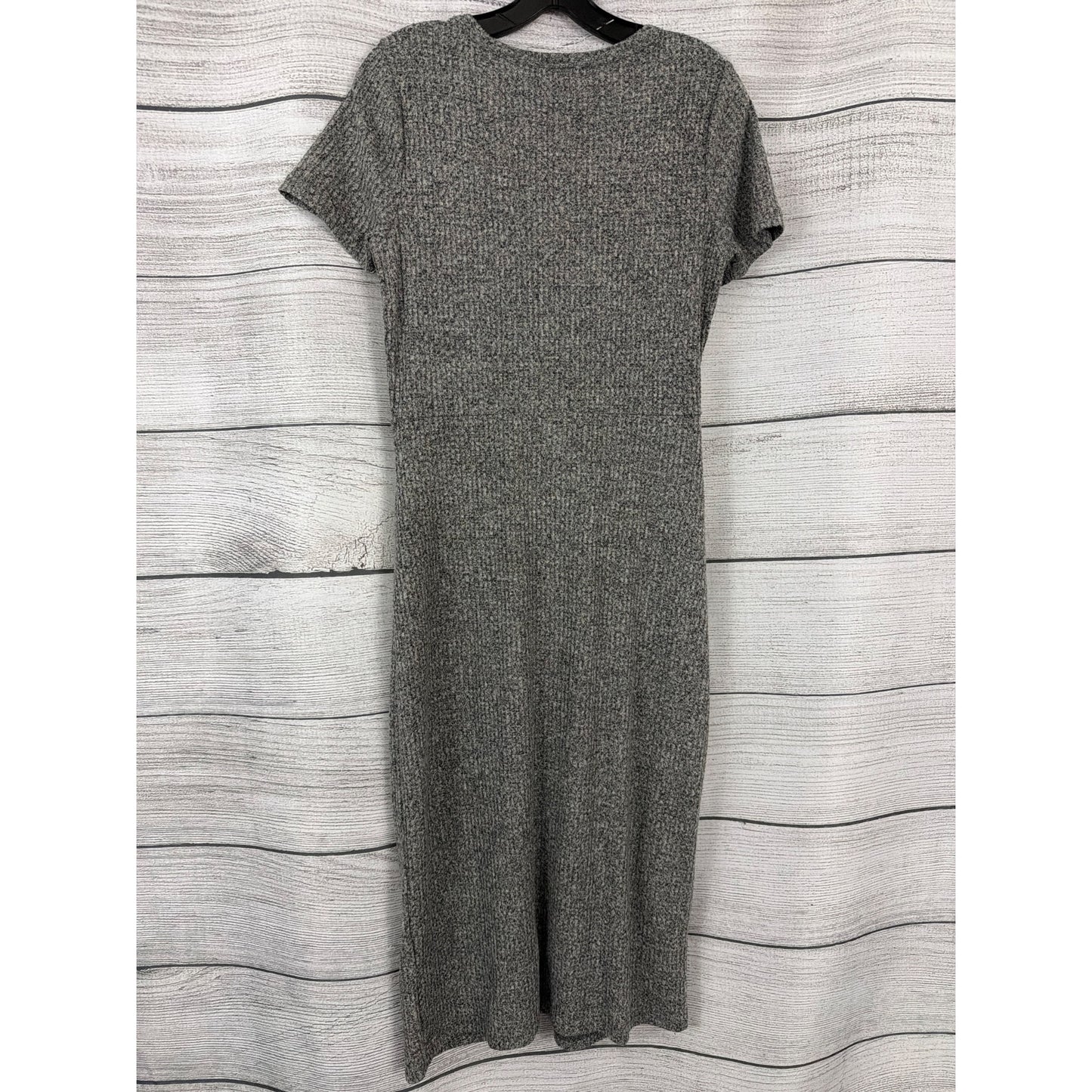 Z Supply Waffle Knit Thermal Twist Midi Dress Size L