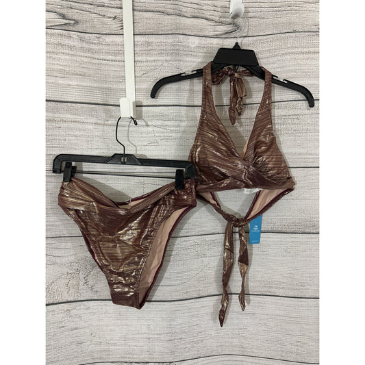 NWT Cupshe Women's Halter Top 2 piece Bikini Size L